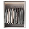 Pull Down Closet Rod for Hanging Clothes, Retractable Wardrobe Hanger