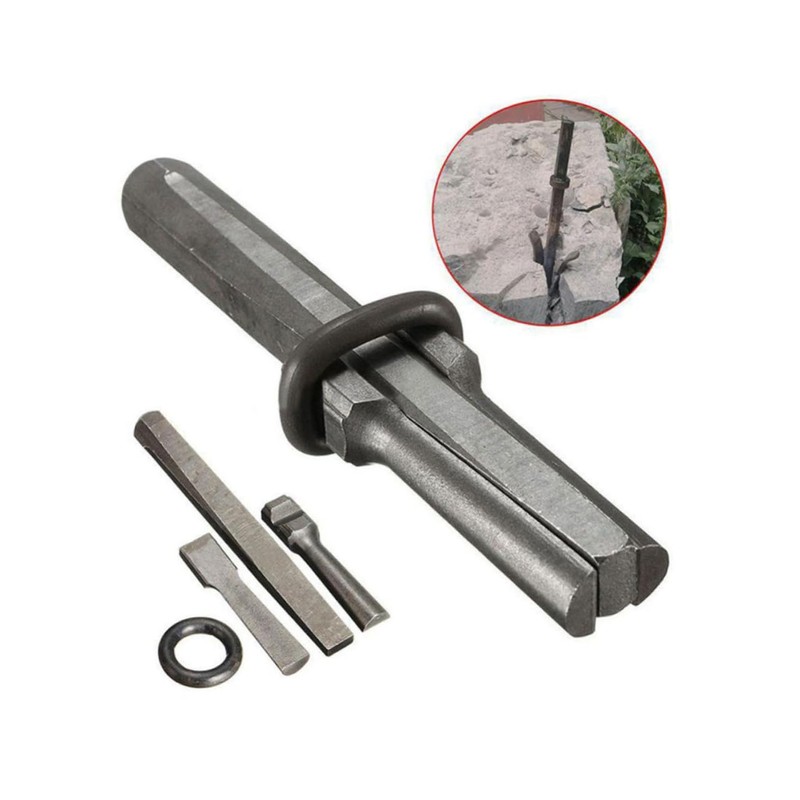 LALAFINA 2 pcs Professional Stone Splitter Tool Sturdy Wedge for