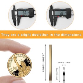 TRYMAG Small Neodymium Magnets, 150 Pcs Tiny Rare Earth Magnets for Whiteboard, Small Round Disc Magnets for Fridge, Crafts, DIY, Science, Office Magnets