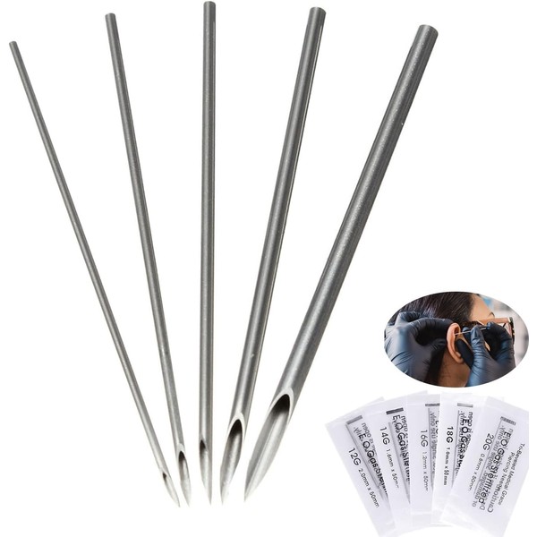 100CPS Ear Nose Piercing Needles - SOTICA Mixed Size Piercing