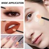 LOPHE Sponge Eyeshadow Brush, 50 Stück Mini Lidschatten Applikator, Lidschatten