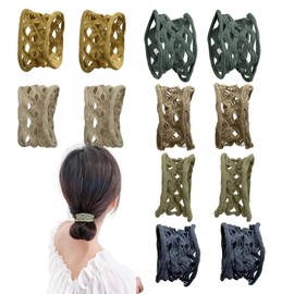 Shefun Hair Rubber Thick Adult Stylish Durable 12 Piece Set, Thick, 1.8 inches (4.5 cm), Diameter 2.0 inches (5 cm), Fashionable, Non-Marking and Cut, No Splices, No Joints, Soft, Thick, Strong, Hair