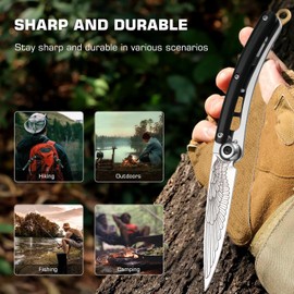 MLTUOYING Folding Multitool Cutter, Multi-Tool Camping Multitool Accessories,Gift for Birthday/Father’s Day/Valentines, Pocket Gadgets for Men Outdoor, Camping, Hiking