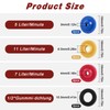 12 Pieces Silicone Shower Head Flow Restrictor Shower Flow Restrictor