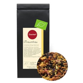 Quertee Organic Fruit Tea "Traumfrau" - Exotic Apricot Mango Mix Flavour (250 g)