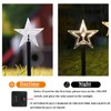 GULELAYAR Christmas Solar Lights, 5 in 1 String Lights Snowflake