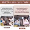 1 MIDDLE ONE Car Pillow for Kids, Memory Foam Travel