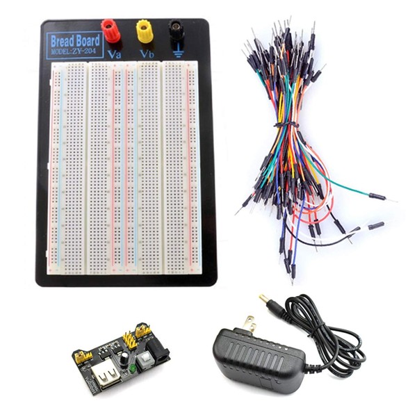 Tektrum Externally Powered Solderless 1660 Tie-Points Experiment Plug-in Breadboard with