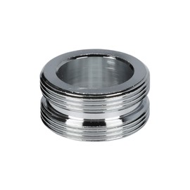 DANCO Easy-to-Install, Reduced-Lead Male/Male Faucet Aerator Adapter, Chrome, 55/64-Inch (27M) x 55/64-Inch (27M), 1-Pack (10525)