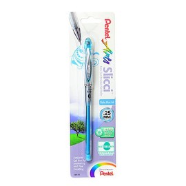 Pentel Slicci Extra Fine Gel Pens Baby Blue Each (BG202-S2)