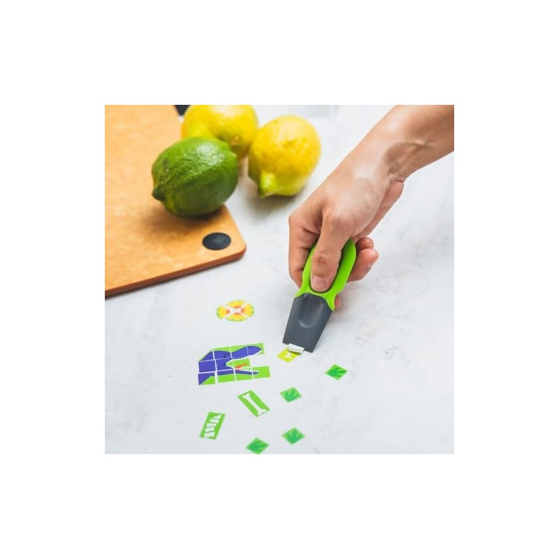 Prepara Raspador de pulgar, juego de 2, verde/gris