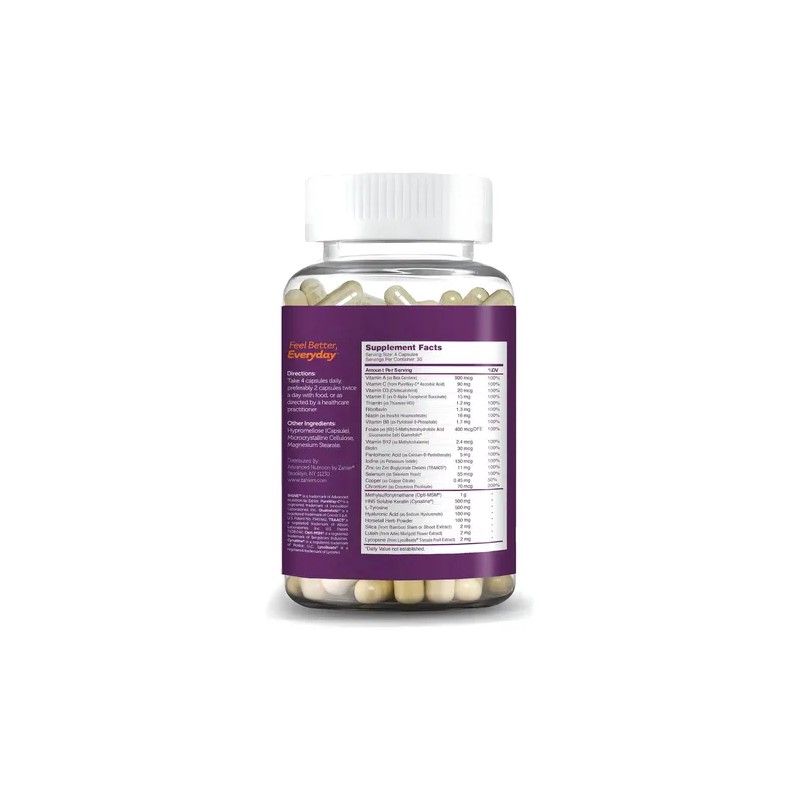 Vitaminas Zahlers Shine con Biotina y Queratina para Piel, Cabello