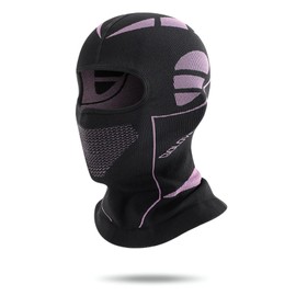 TAGVO Unisex Balaclava Winter Thermal Elastic Breathable Balaclava Ski Mask Face Mask Balaclava Men Women for Motorcycle Bicycle Snowboarding - Available All Year Round - Outdoor Sports, purple