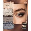 4 Colors Gold Nude Grey Blue Eyeshadow Powder Palette Makeup