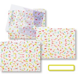 C.R. Gibson Sprinkle File Folders for Women and Home Offices, 11.6" x 9.5", Pack of 9