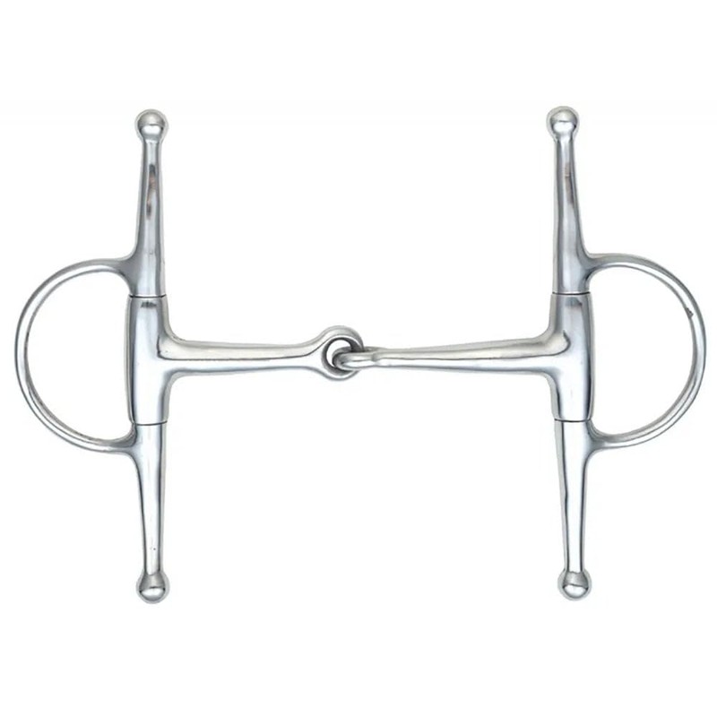 Shires Full Cheek Eggbutt Snaffle 4.5"