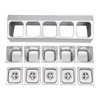 TITIDU Stainless Spice Rack, Seasoning Organizer Sauce Ingredients Fruits Holder