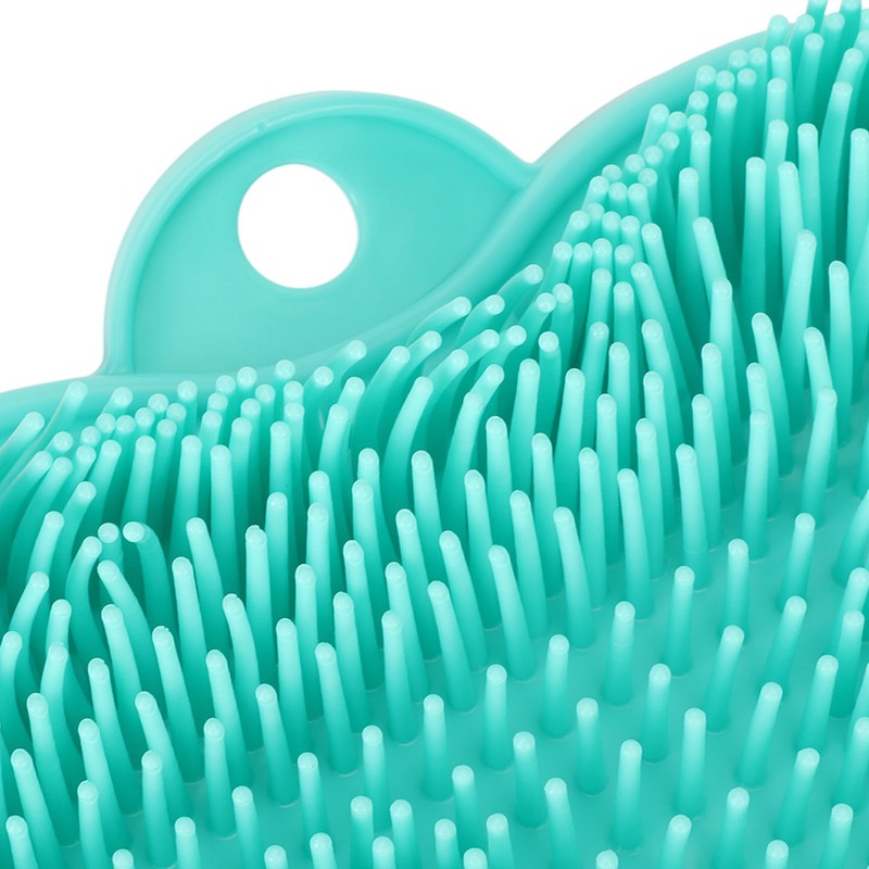 Shower Foot Scrubber Soft Silicone Anti Slip Suction Cup Odour