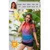 Halcurt - Camisa de Surf con Media Cierre para Mujer,