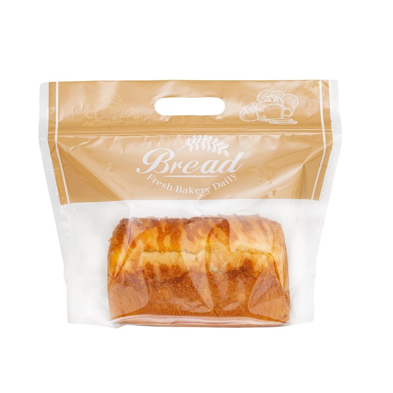 Lesibag Plastic Bread Bags for Homemade Bread, Freezable Seal Tight