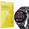 Compatible for SUNKTA Smart Watch Screen Protector, Sahouden Full Coverage