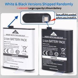 Walkie Talkies Long Range for Adults, Rechargeable Walkie Talkie Baofeng F22 FRS Radio Walky Talky Family Walkie-Talkie with 1400 mAh Battery USB Charger LED Flashlight VOX for Hiking Camping (2 Pack)