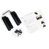 Black Adjustable Spring Hinges with Durable Glass-Filled Nylon for Door,