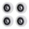 CNBTR 3mm Width 1.5mm Depth U Groove Plastic Wheel Steel