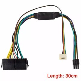 For HP 12" ATX Main 24-Pin to 6-Pin PSU Power Adapter Cable 18AWG HP EliteDesk 800 G1