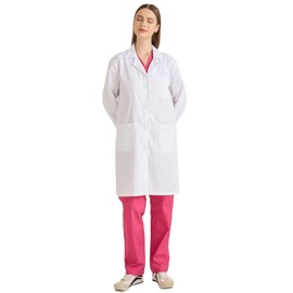 MISEMIYA - Laboratory Coat Woman - Medical Uniforms - White Coat 8166, White