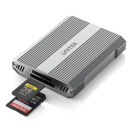 Unitek CFexpress Type A and SD4.0 UHS-II Memory Card Reader, 10Gbps USB 3.2 Gen 2, CF Express Reader for CFexpress Type A/SD/SDHC/SDXC/SDUC, Plug and Play, Compatible with Windows/Mac/Linux/Android