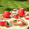 Widdop Cottage Garden Ceramic Strawberry Themed Dinnerware - Strawberry Jug
