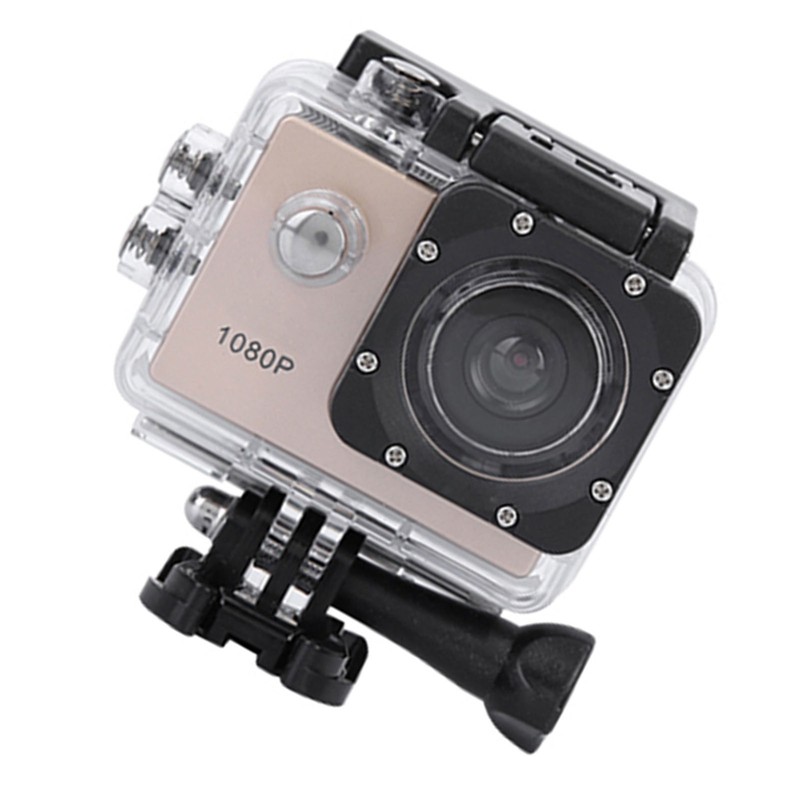1080P HD 2inch LCD Screen Sports 30m Waterproof Action Camera