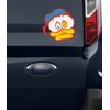 Barry Sheene No. 7 Duck Cartoon effect funny Decal Sticker