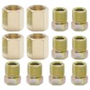 MospdyGear Universal Brass Brake Pipe Fitting Kit, 12 Pcs Brake