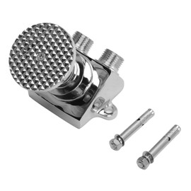 Foot Operated Faucet, Stainless Steel Pedal Valve, Water Saving Foot Pedal Water Valve, Silver Foot Pedal Valve for Faucet for Sink Faucet, Bathroom