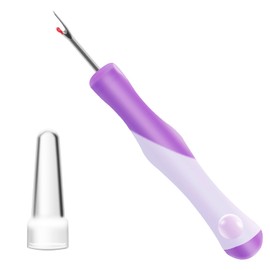 Needle and Thread Seam Ripper, Rippers for Sewing and Thread,Remover Stitch Tool for Hand Sewing, Knitting, Cross Stitching, Embroidery and Thread Removal (Purple)
