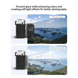 Freewell CPL/GMIST (1/4) Filter Kit with Lens Hood for Fuji X100 Series (X100, X100S, X100F, X100T, X100V, X100VI) (Black)