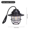 Rechargeable Retro Camping Lantern, 1200mAh Dimmable LED Hanging Tent Light