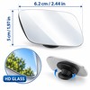 Wide-Angle Blind Spot Mirrors for Cars – 2-Pack 360° Adjustable