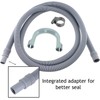 SPARES2GO Drain Hose Extension for AEG Dishwasher (2.5M, 19mm /