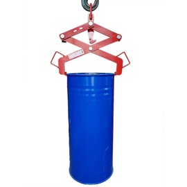 Vertical Drum Lifter, 1100lb. Cap, 30 Gal Drum Capacity, Pake Handling Tools