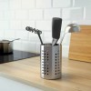 IKEA ORDNING Stainless Steel Large 7" Kitchen Utensil Caddy Cooking