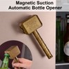 VEADOOLLY Thor Hammer Beer Bottle Opener with Magnetic Cap for