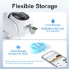 4G LTE Cellular Security Camera No Internet Needed, Solar No