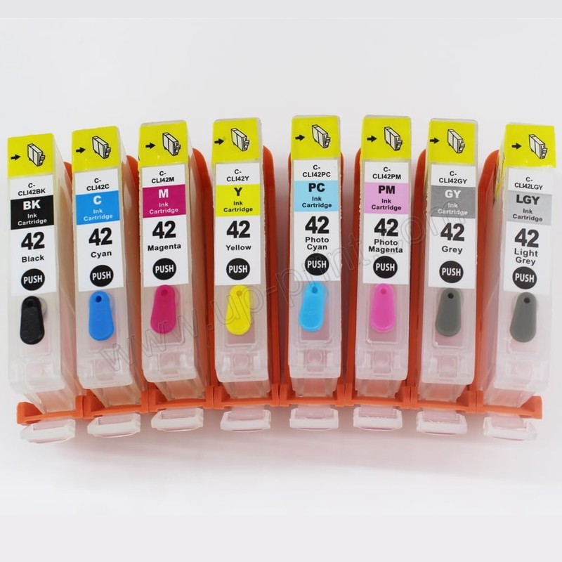 UP CLI-42 Refillable Ink Cartridge Compatible for Canon Pro100 Pro-100