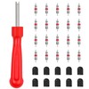 Yeepeo 31 Piece Tyre Valve Tool Set, Car Valve Key