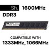 Sh. RAM DDR3 8GB UDIMM 1600MHz Memory Module for Desktop
