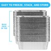 MontoPack Aluminum Disposable Loaf Pans | Deep Standard Size 8.5”