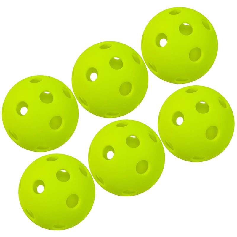 Lixada Pickleball Balls with 26 Small Precisely Drilled Holes for